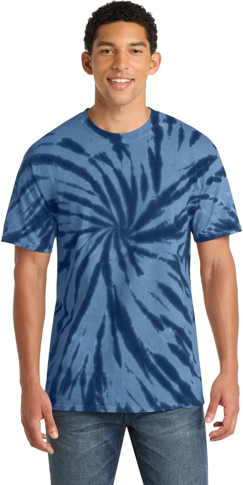 Port & Company Pc147 co Tie-dye Tee - Navy