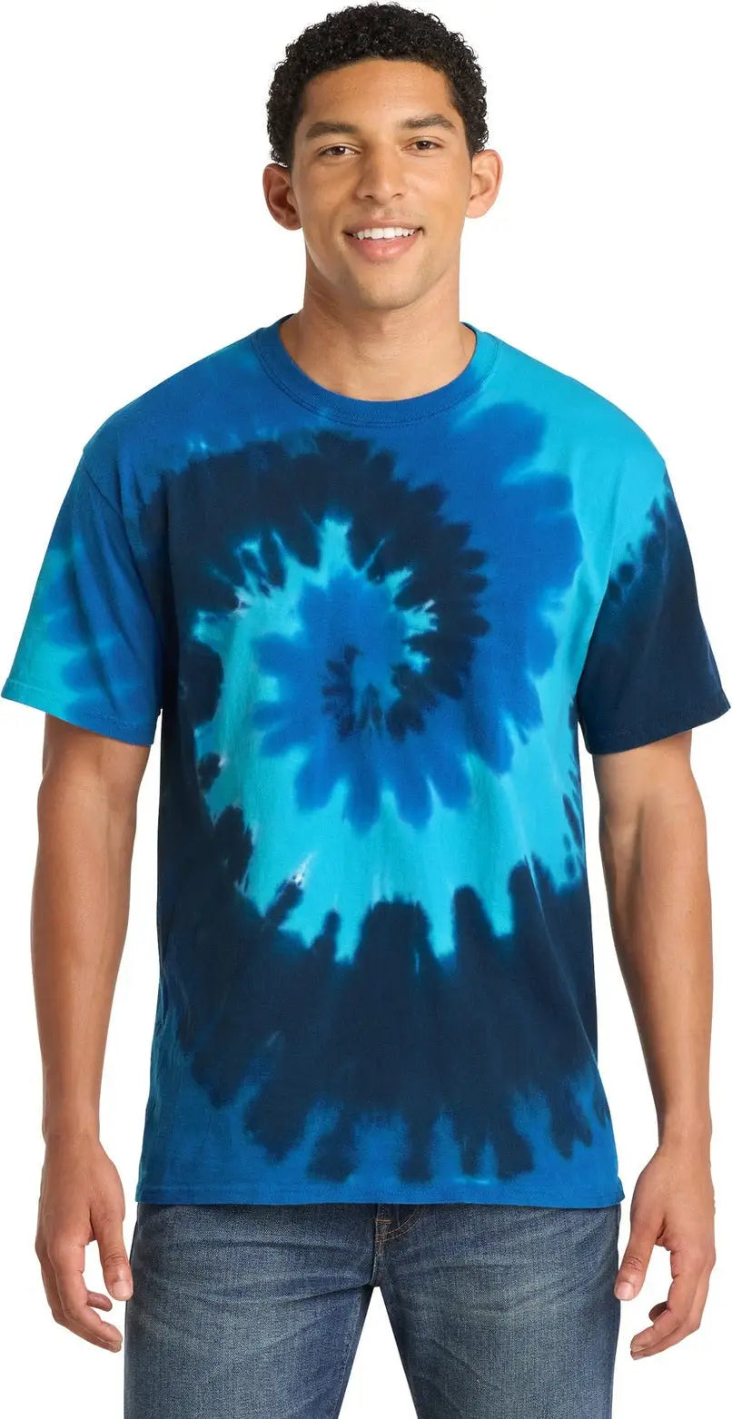 Port & Company Pc147 co Tie-dye Tee - Ocean Rainbow