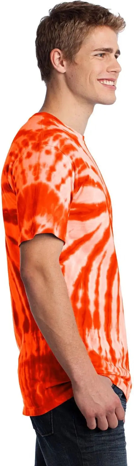 Port & Company Pc147 co Tie-dye Tee - Orange