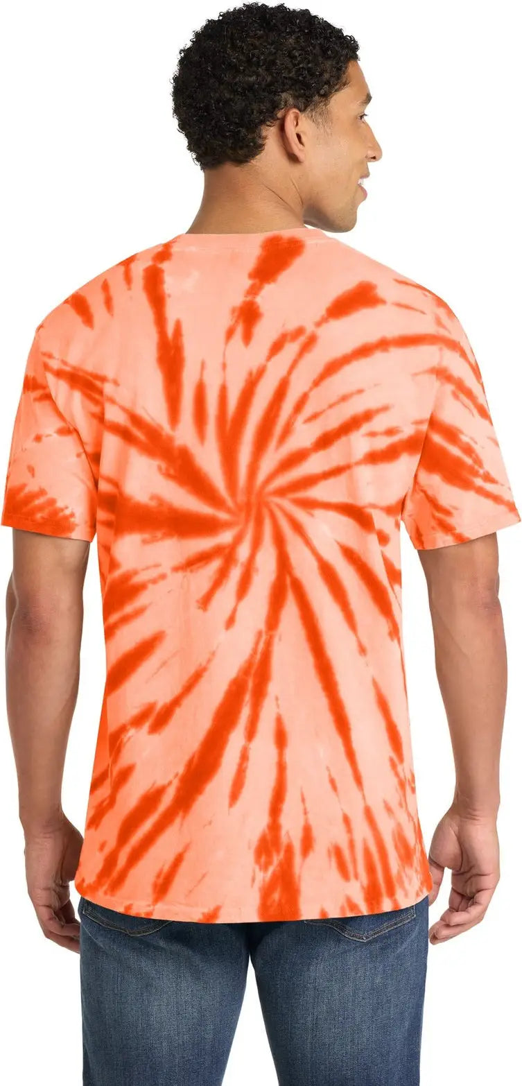 Port & Company Pc147 co Tie-dye Tee - Orange