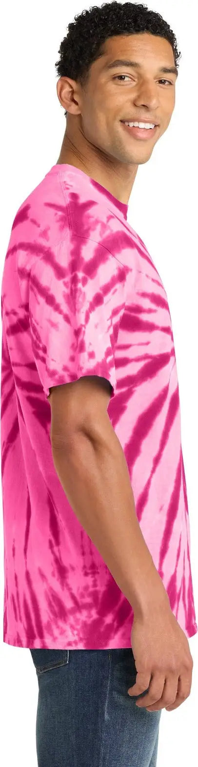 Port & Company Pc147 co Tie-dye Tee - Pink