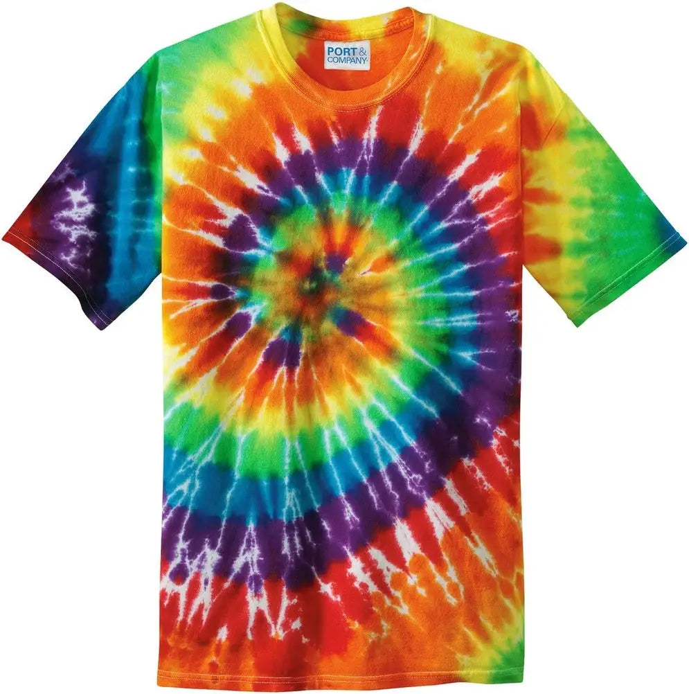 Port & Company Pc147 co Tie-dye Tee - Rainbow