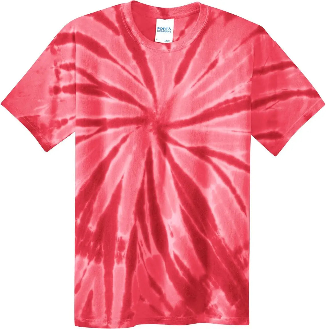 Port & Company Pc147 co Tie-dye Tee - Red