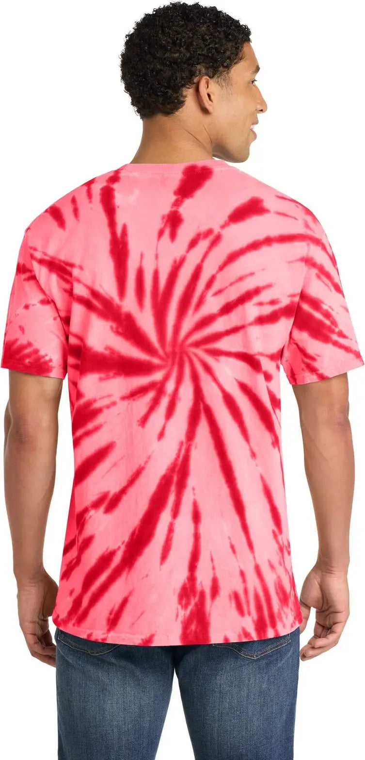 Port & Company Pc147 co Tie-dye Tee - Red