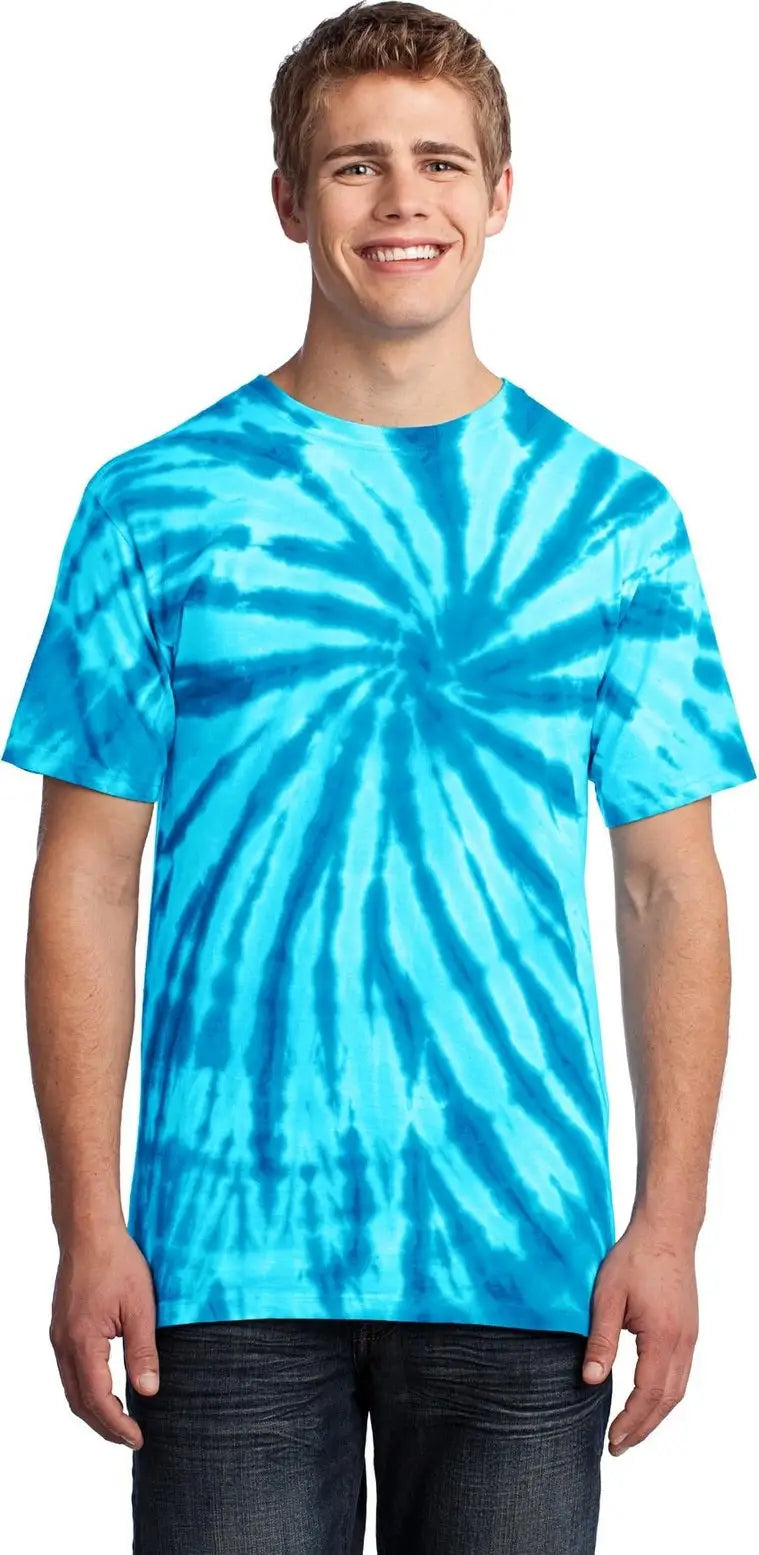 Port & Company Pc147 co Tie-dye Tee - Turquoise