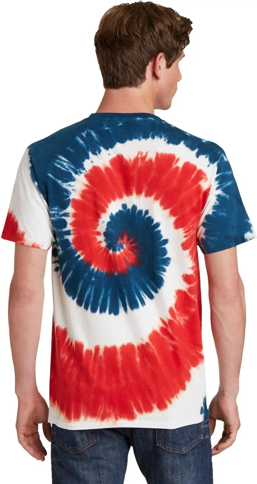 Port & Company Pc147 co Tie-dye Tee - Usa Rainbow