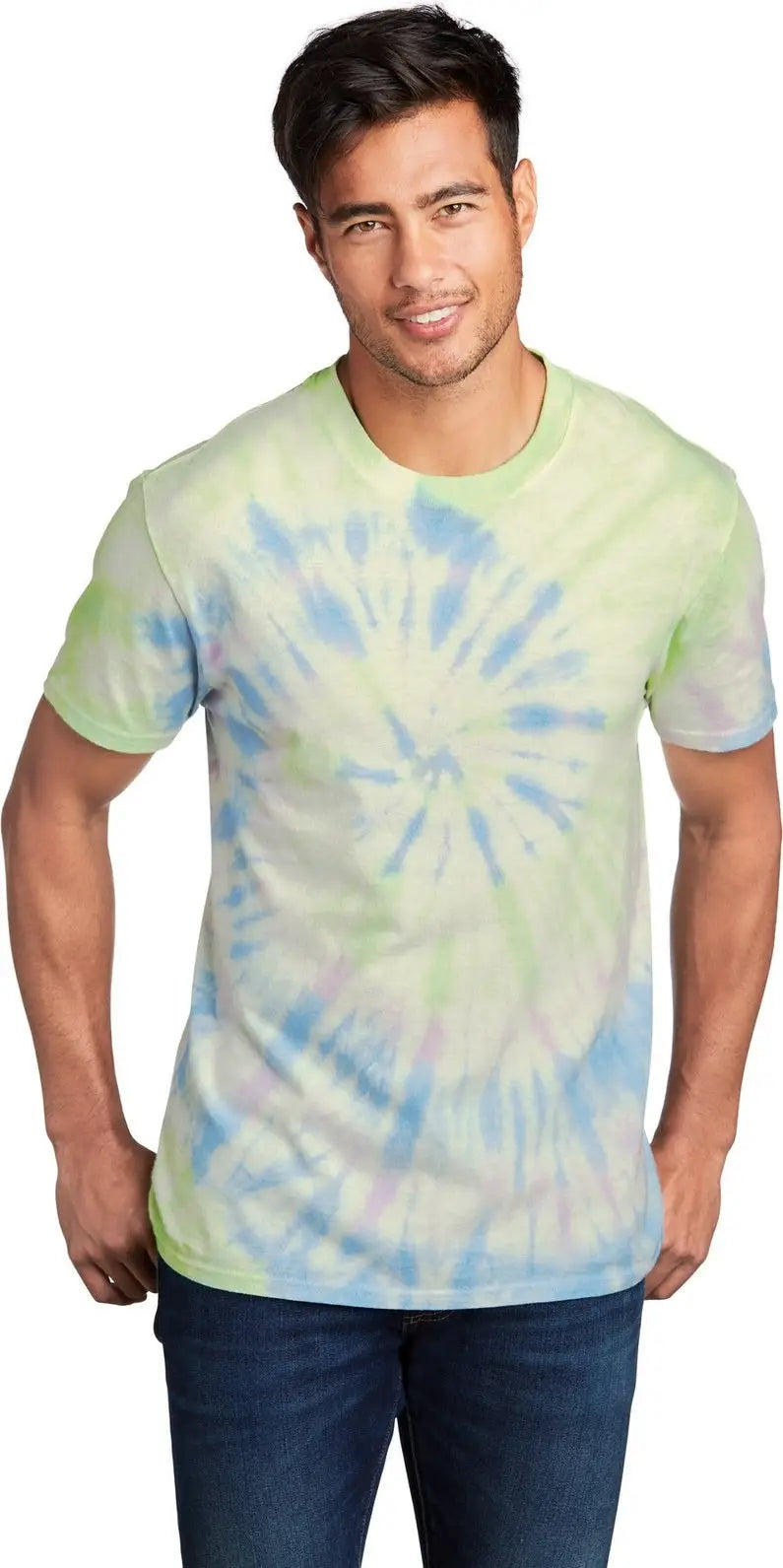 Port & Company Pc147 co Tie-dye Tee - Watercolor Spiral - Adult s