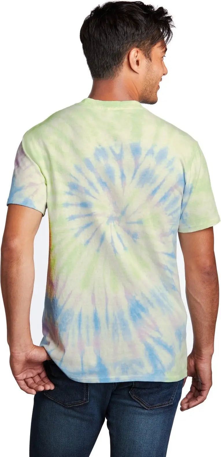 Port & Company Pc147 co Tie-dye Tee - Watercolor Spiral