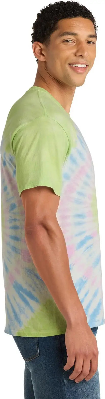 Port & Company Pc147 co Tie-dye Tee - Watercolor Spiral