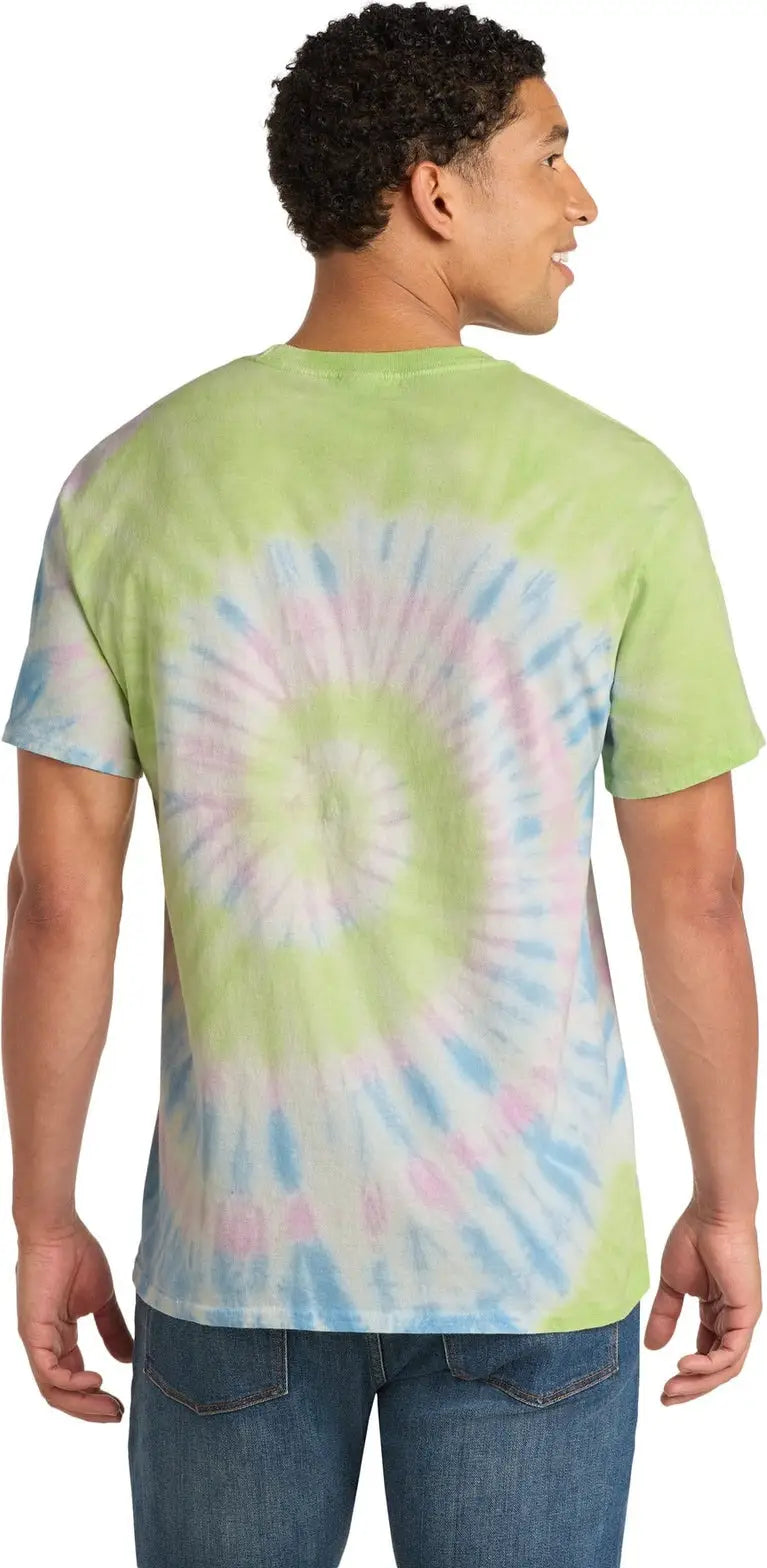 Port & Company Pc147 co Tie-dye Tee - Watercolor Spiral
