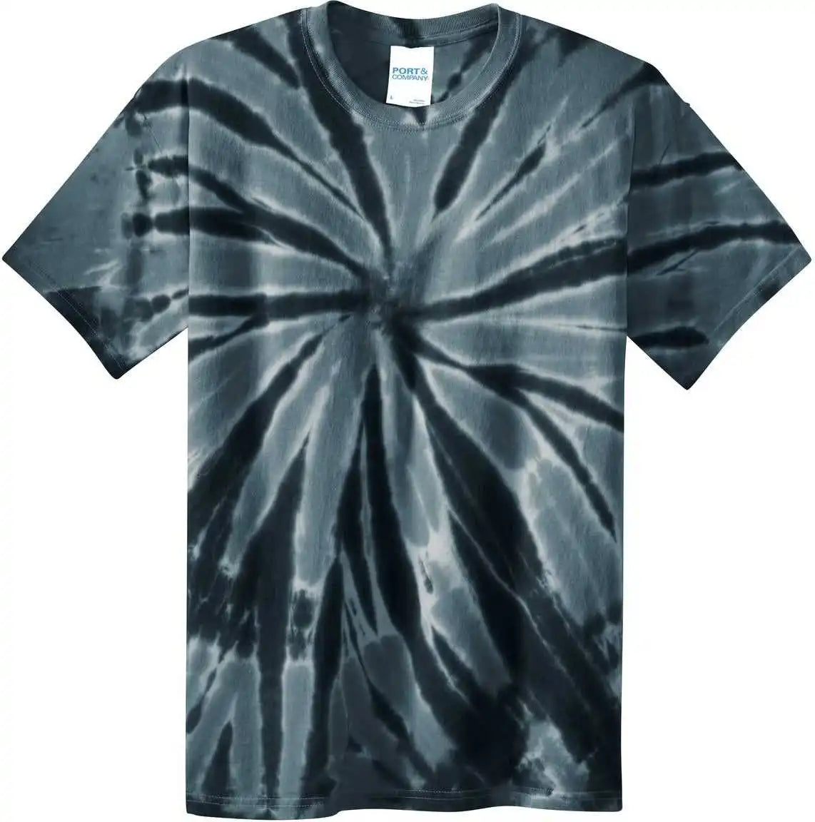 Port &amp; Company Pc147 Tie Dye Tee Black