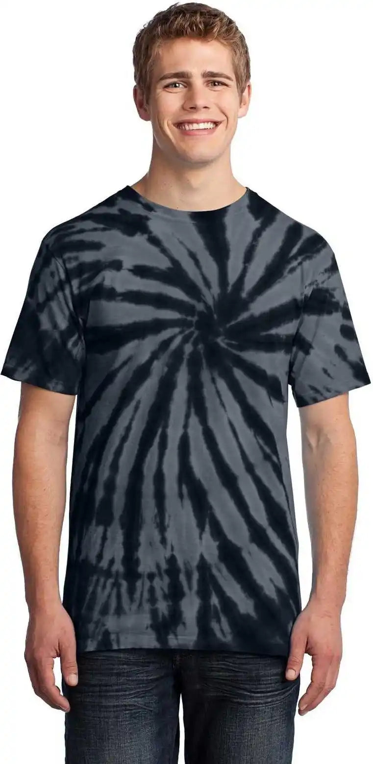 Port & Company Pc147 Tie Dye Tee Black