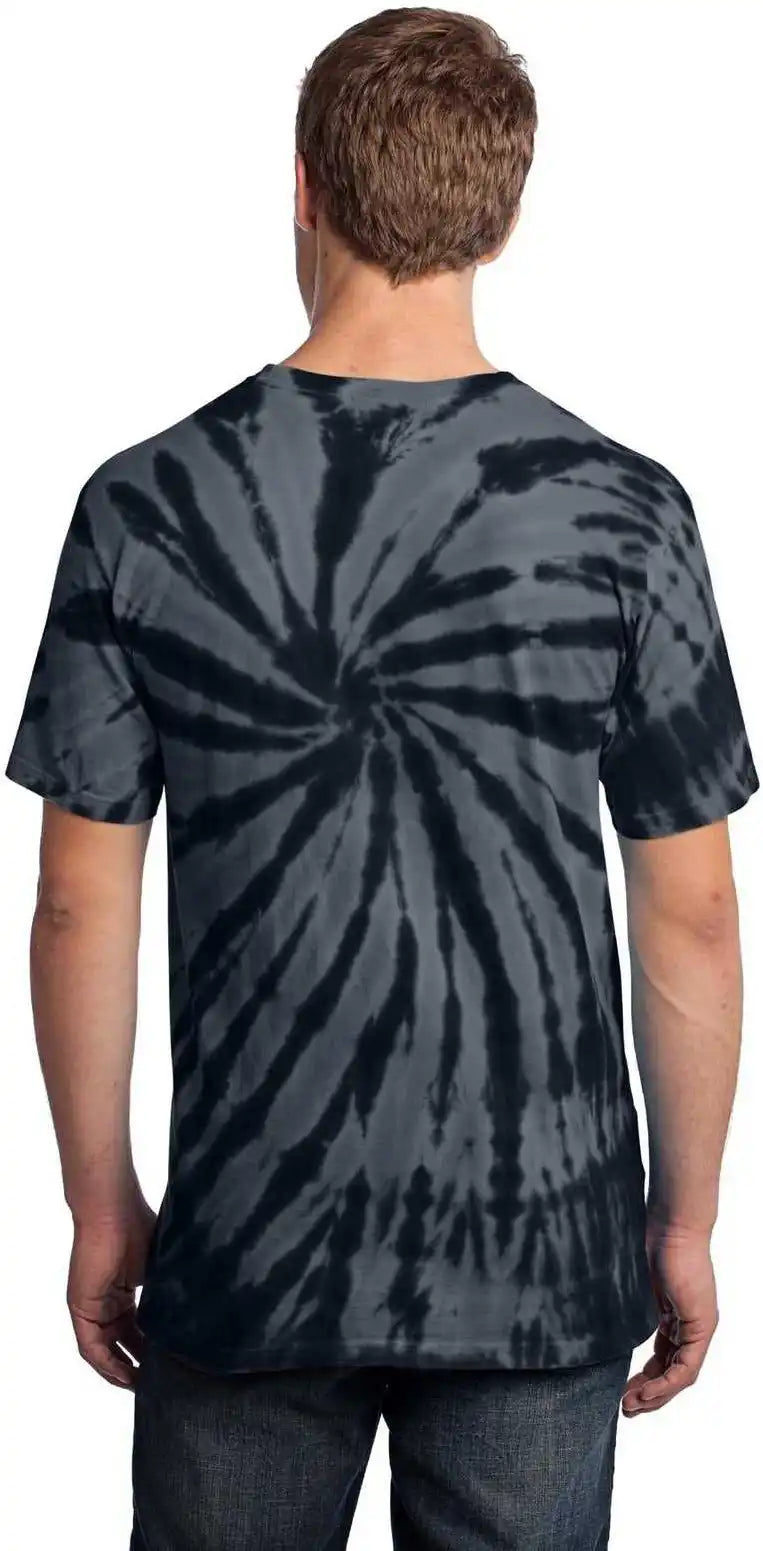 Port & Company Pc147 Tie Dye Tee Black
