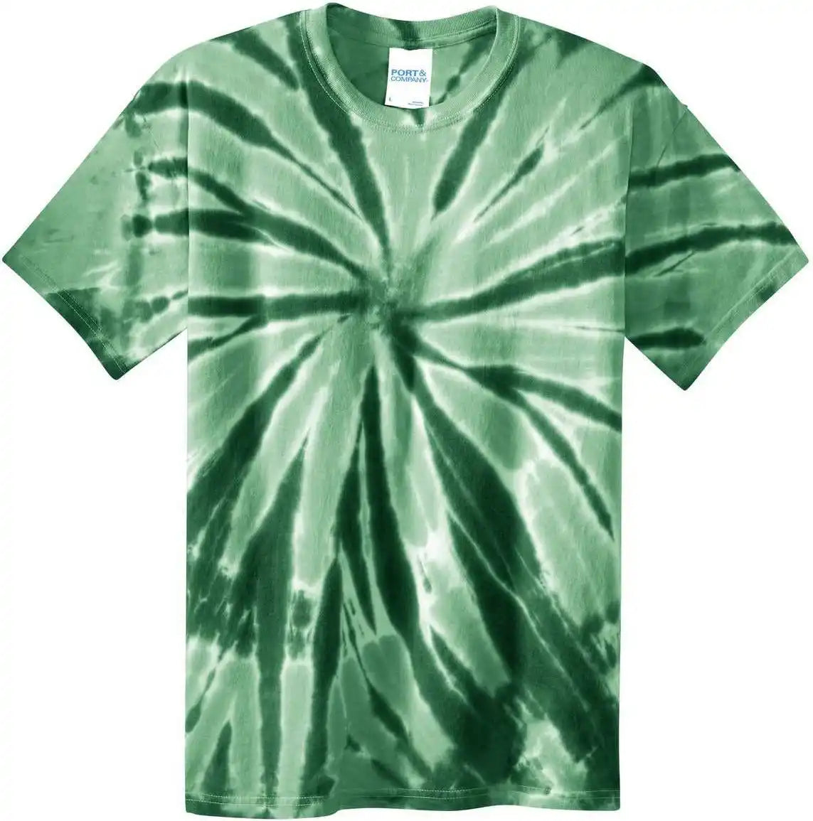 Port &amp; Company Pc147 Tie Dye Tee Forest Green