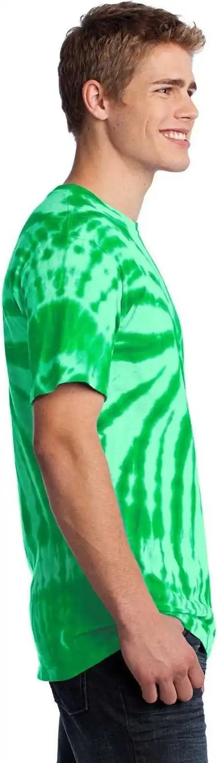 Port &amp; Company Pc147 Tie Dye Tee Kelly