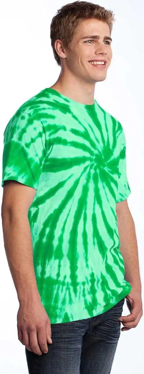 Port &amp; Company Pc147 Tie Dye Tee Kelly
