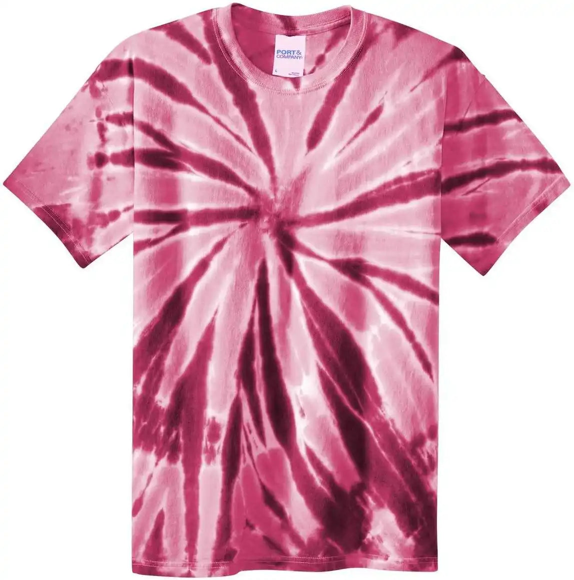 Port &amp; Company Pc147 Tie Dye Tee Maroon