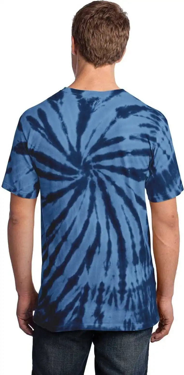 Port & Company Pc147 Tie Dye Tee Navy