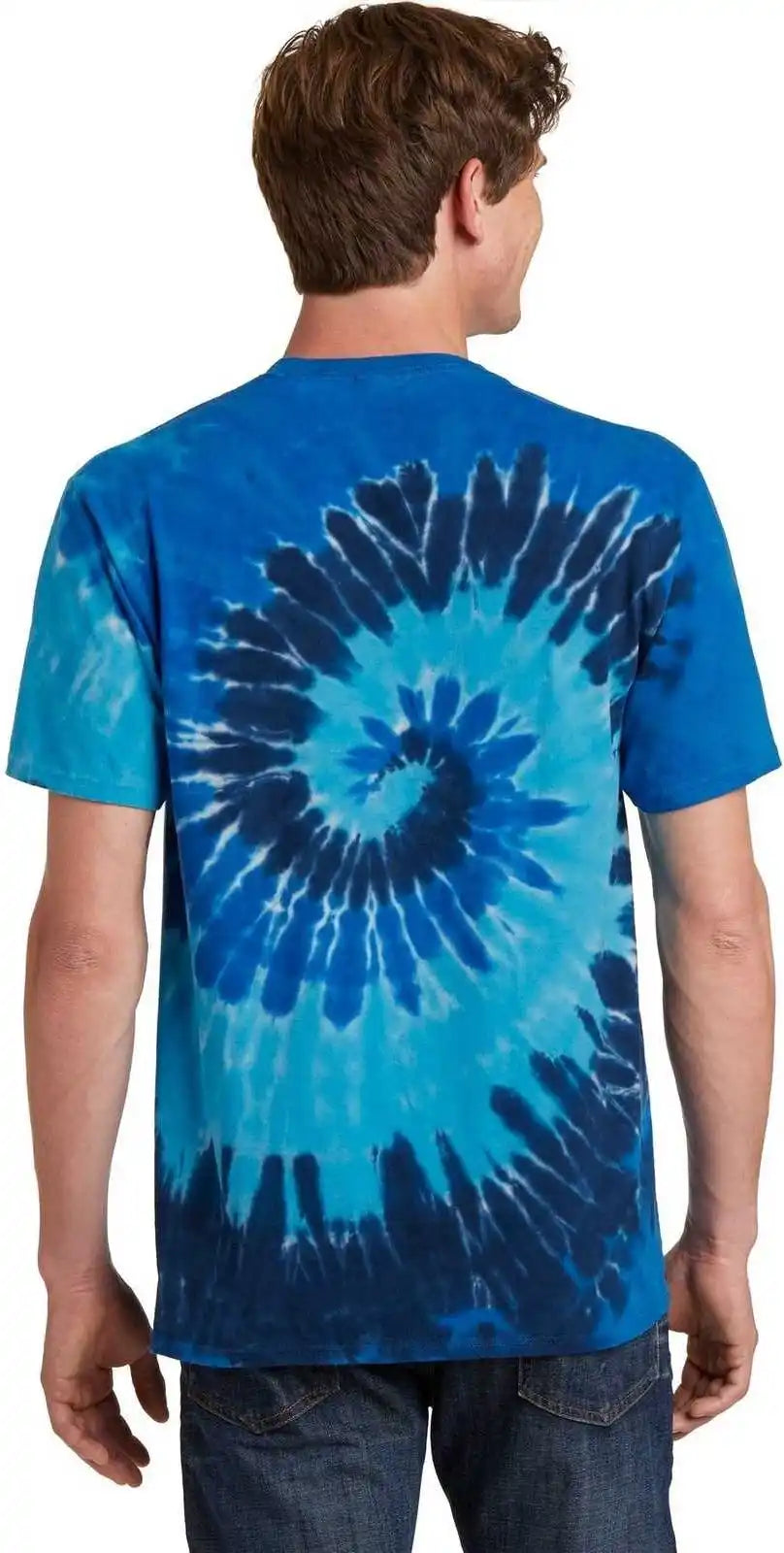 Port & Company Pc147 Tie-dye Tee - Ocean Rainbow