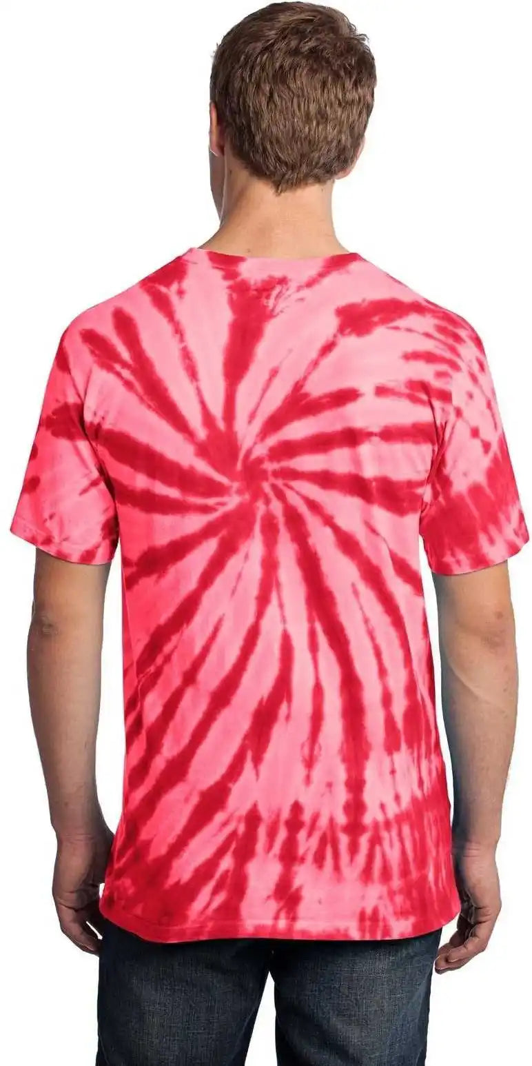 Port & Company Pc147 Tie Dye Tee Red
