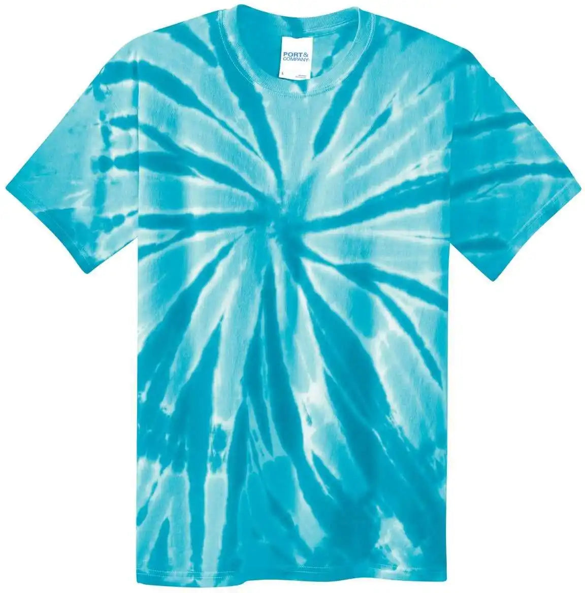 Port &amp; Company Pc147 Tie-dye Tee - Turquoise