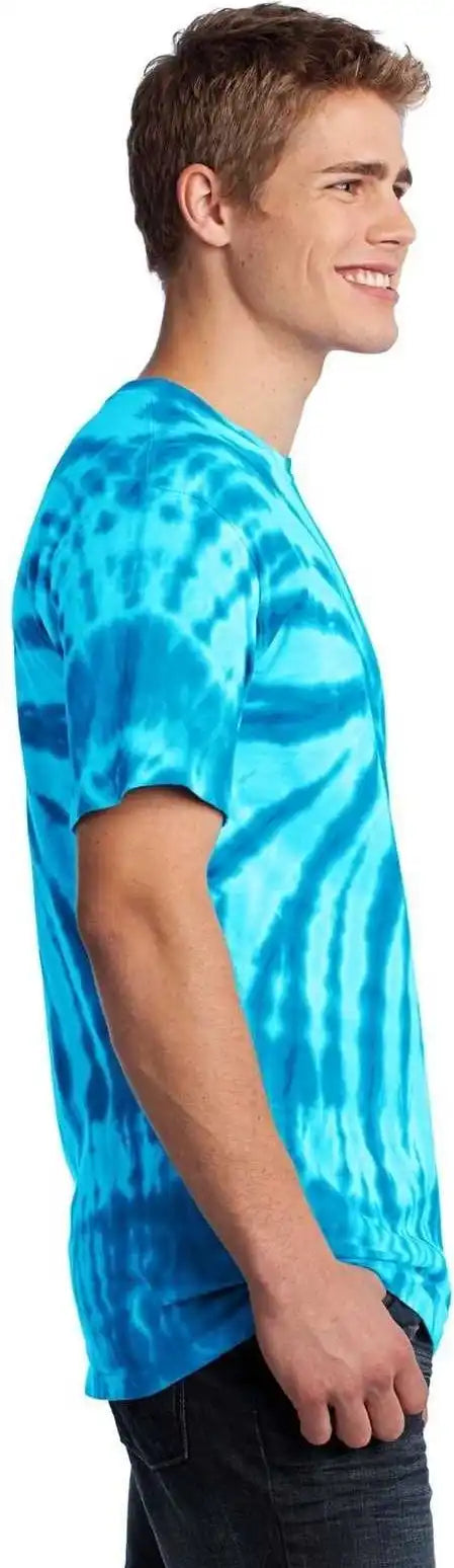 Port &amp; Company Pc147 Tie-dye Tee - Turquoise