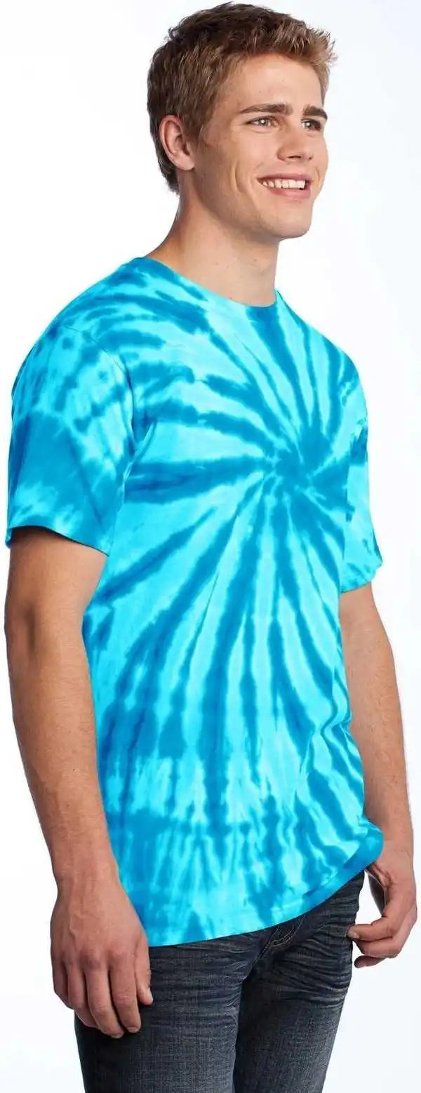Port &amp; Company Pc147 Tie-dye Tee - Turquoise