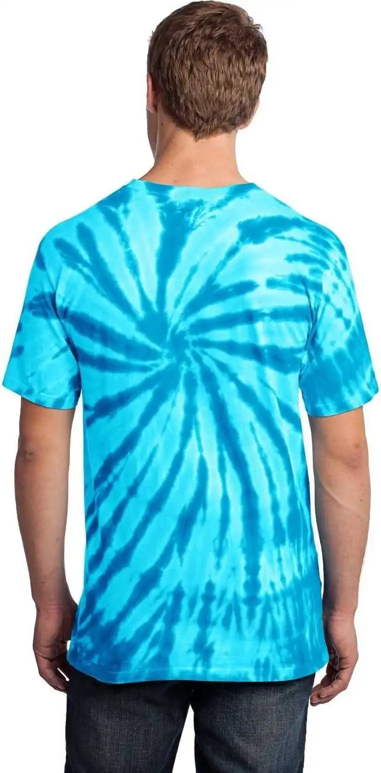 Port &amp; Company Pc147 Tie-dye Tee - Turquoise