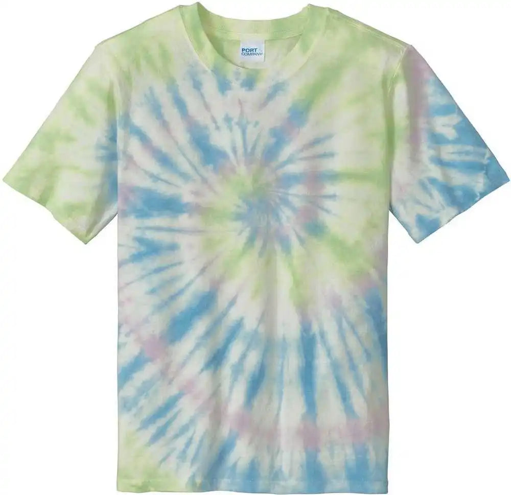 Port & Company Pc147 Tie-dye Tee - Watercolor Spiral