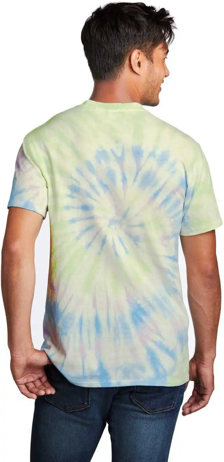 Port & Company Pc147 Tie-dye Tee - Watercolor Spiral
