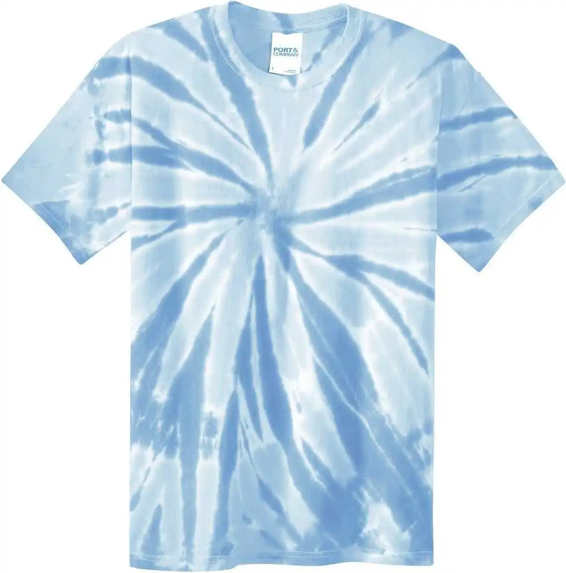 Port & Company Pc147 Tiedye Tee - Light Blue