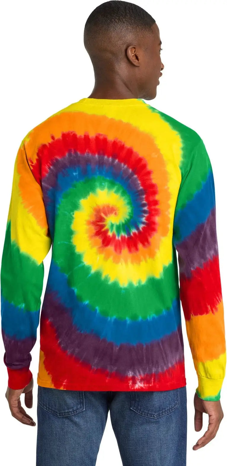 Port & Company Pc147ls co Tie-dye Long Sleeve Tee - Rainbow