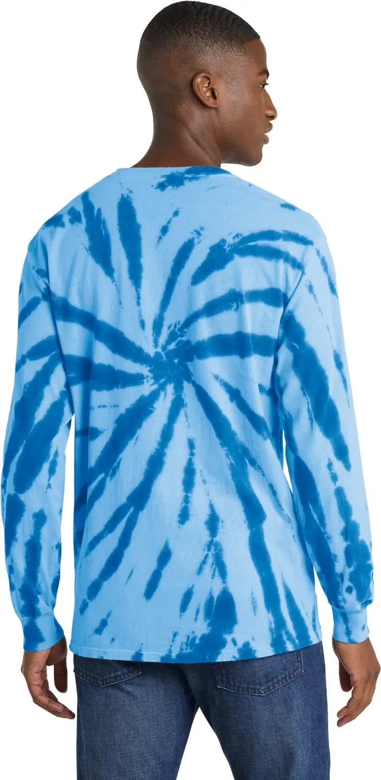 Port & Company Pc147ls co Tie-dye Long Sleeve Tee - Royal