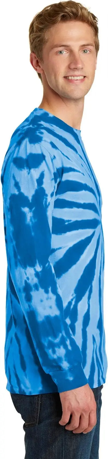 Port & Company Pc147ls co Tie-dye Long Sleeve Tee - Royal