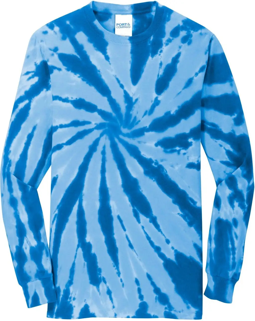 Port & Company Pc147ls co Tie-dye Long Sleeve Tee - Royal