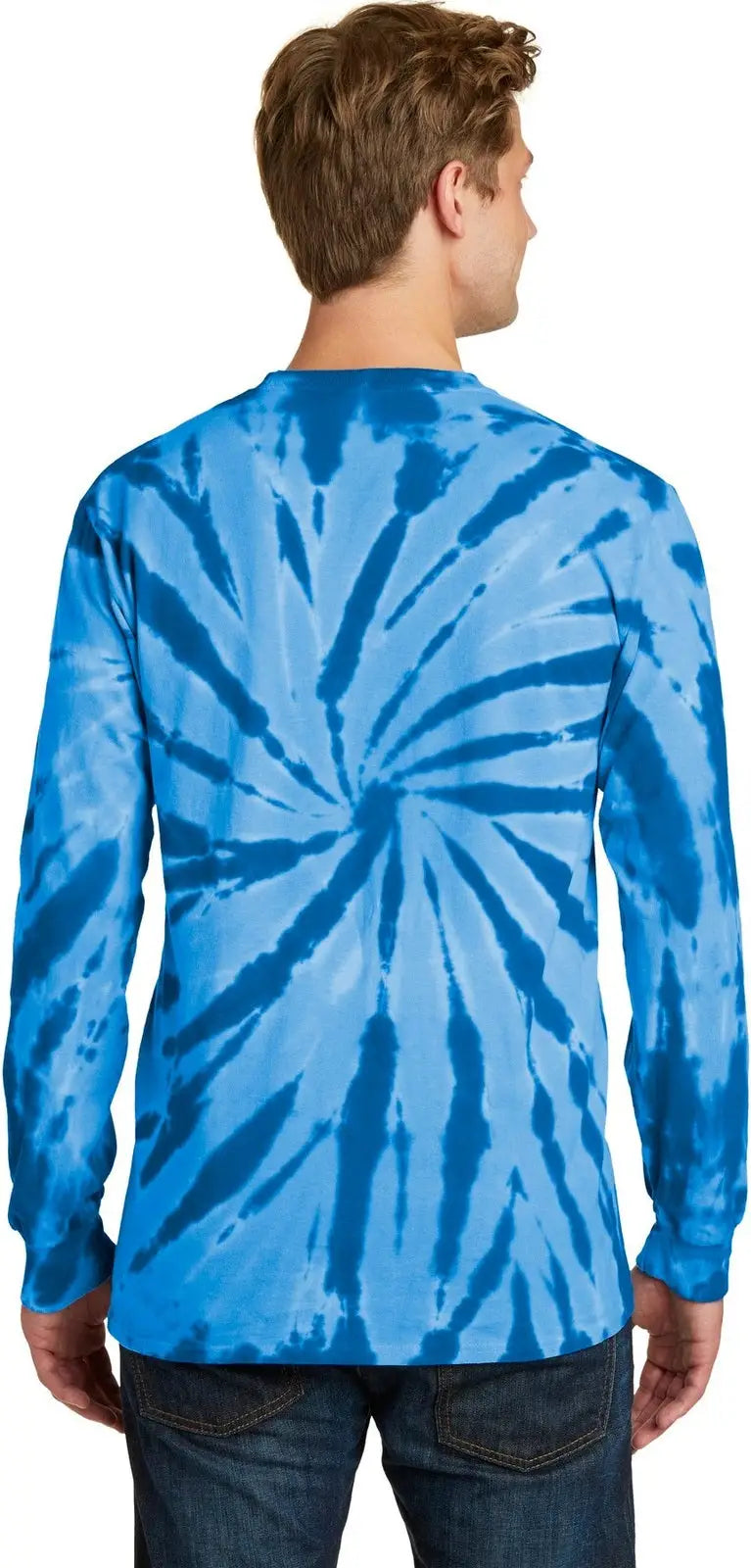 Port & Company Pc147ls co Tie-dye Long Sleeve Tee - Royal