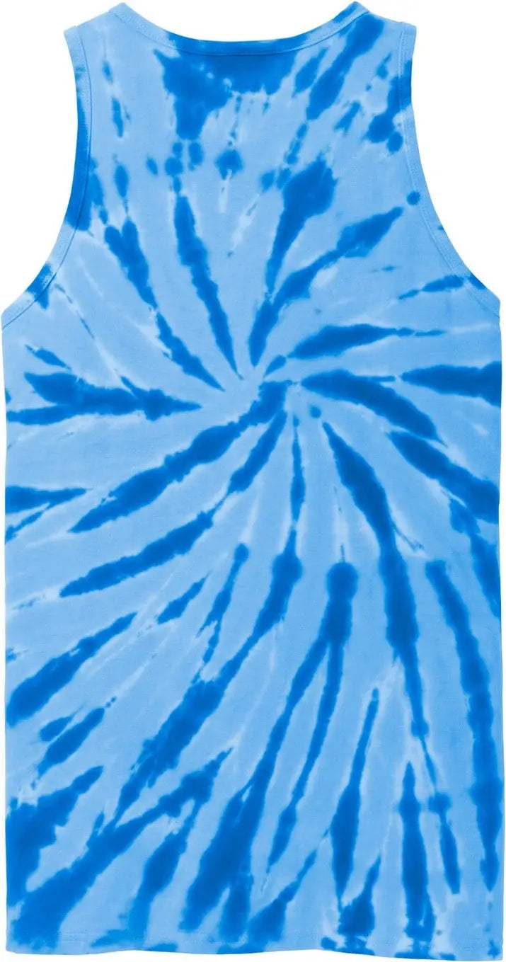 Port & Company Pc147tt co Tie-dye Tank Top - Royal