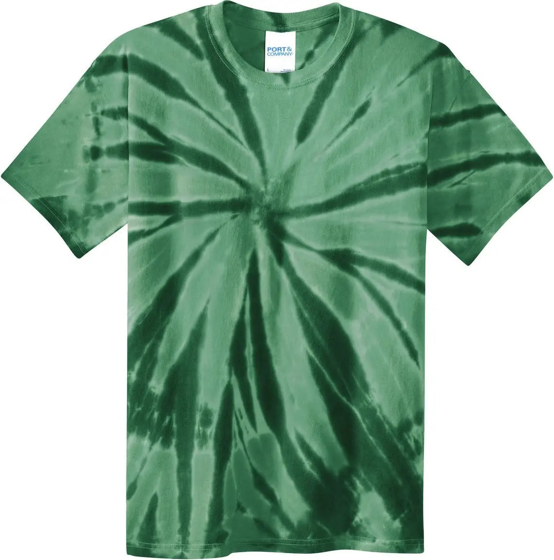 Port & Company Pc147y co Youth Tie-dye Tee - Forest Green