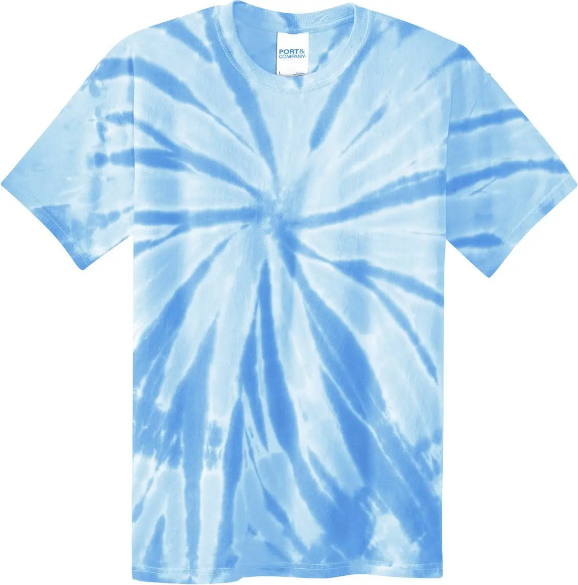 Port & Company Pc147y co Youth Tie-dye Tee - Light Blue