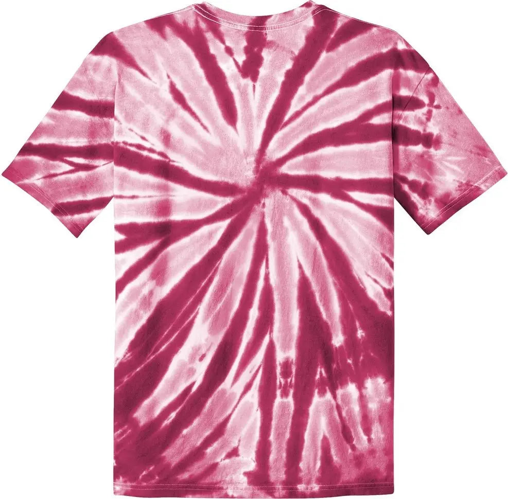 Port & Company Pc147y co Youth Tie-dye Tee - Maroon