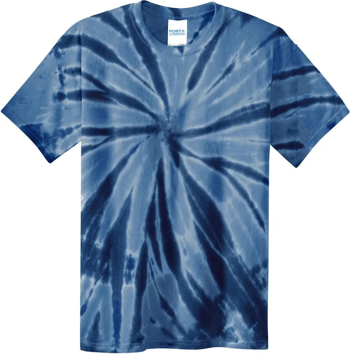 Port & Company Pc147y co Youth Tie-dye Tee - Navy