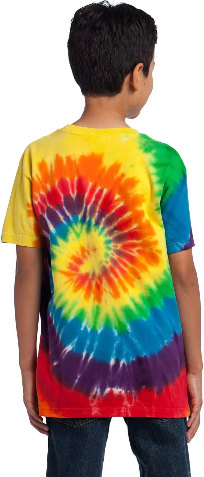 Port & Company Pc147y co Youth Tie-dye Tee - Rainbow