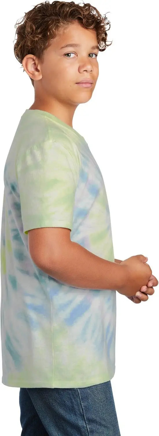 Port & Company Pc147y co Youth Tie-dye Tee - Watercolor Spiral