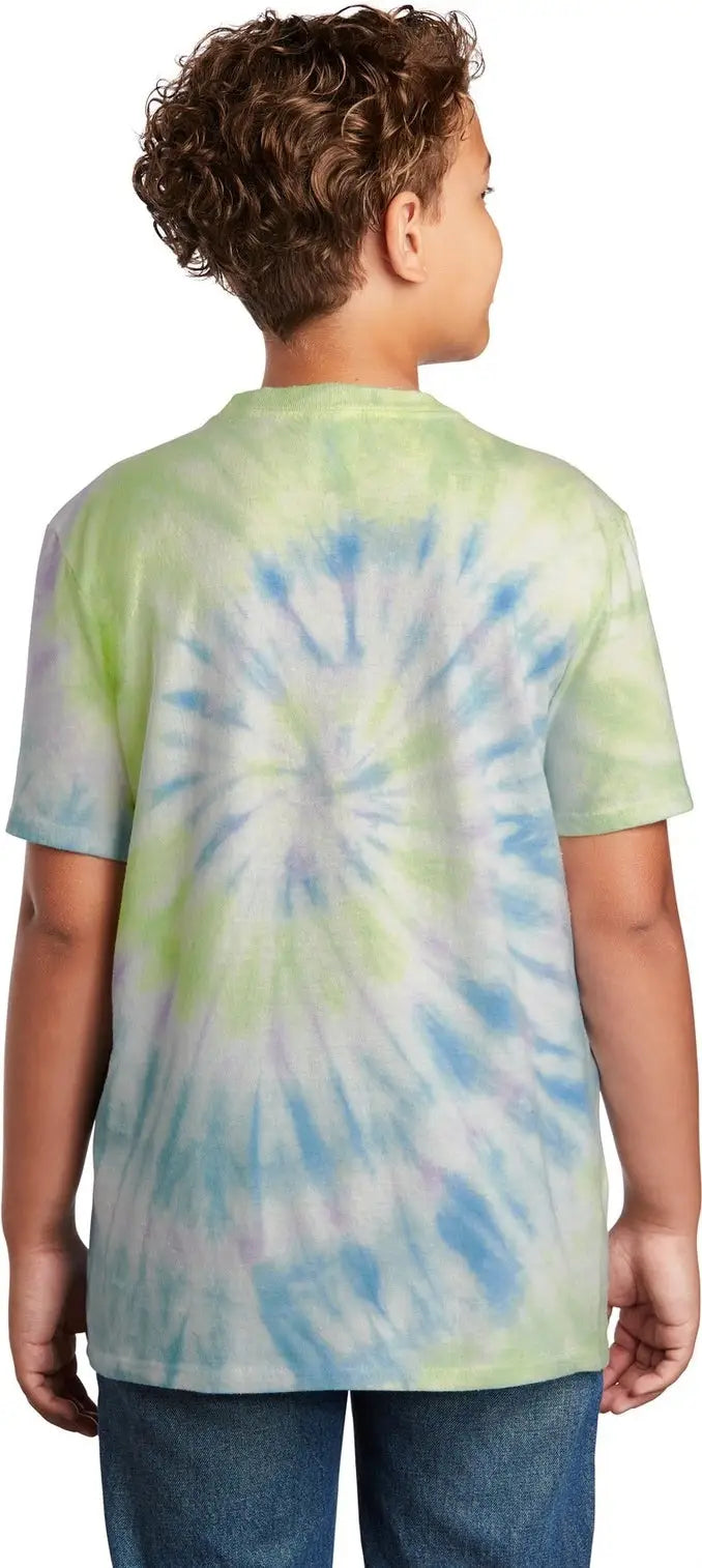 Port & Company Pc147y co Youth Tie-dye Tee - Watercolor Spiral