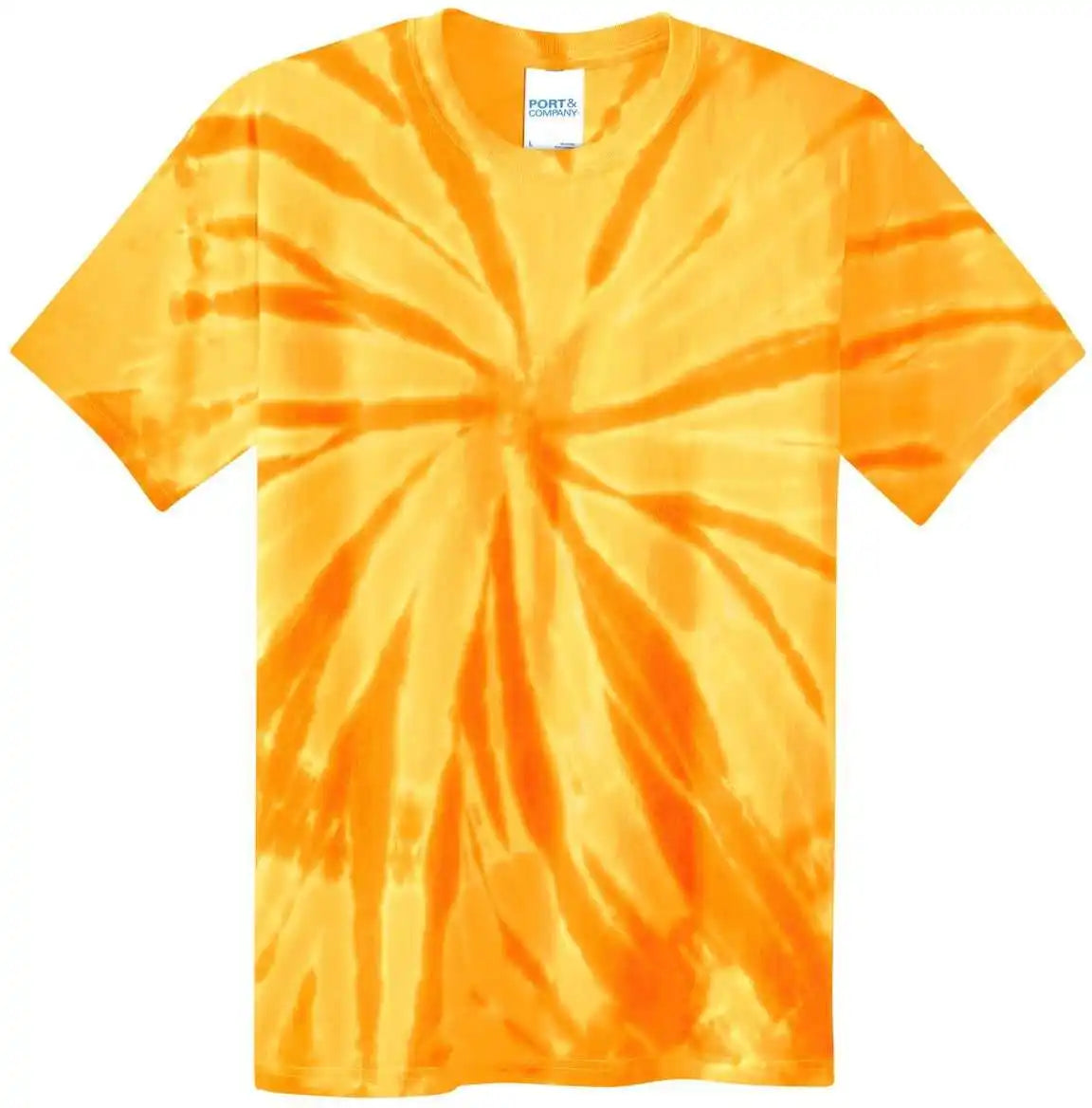 Port & Company Pc147y Youth Tie-dye Tee - Gold