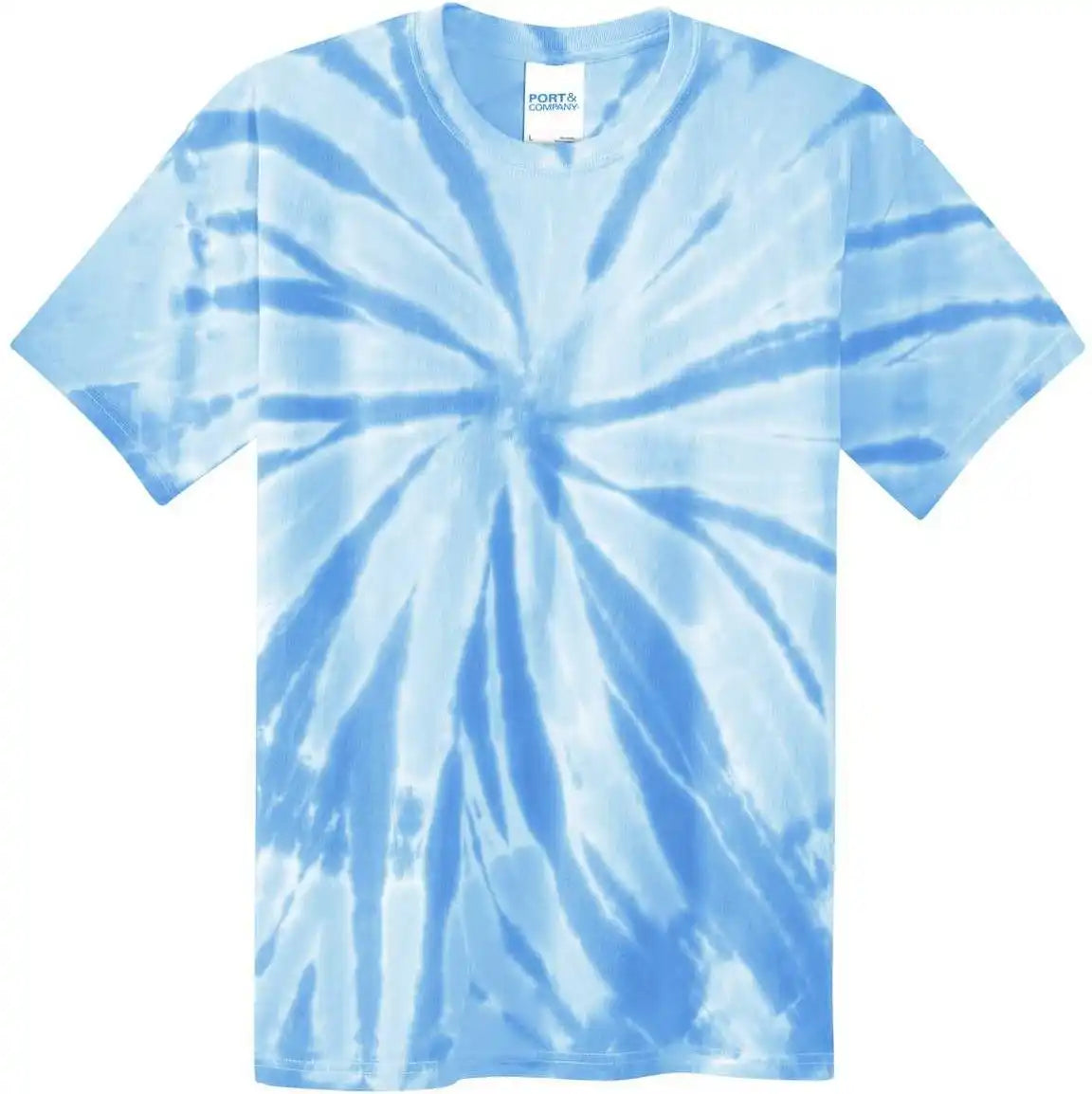 Port & Company Pc147y Youth Tie Dye Tee Light Blue