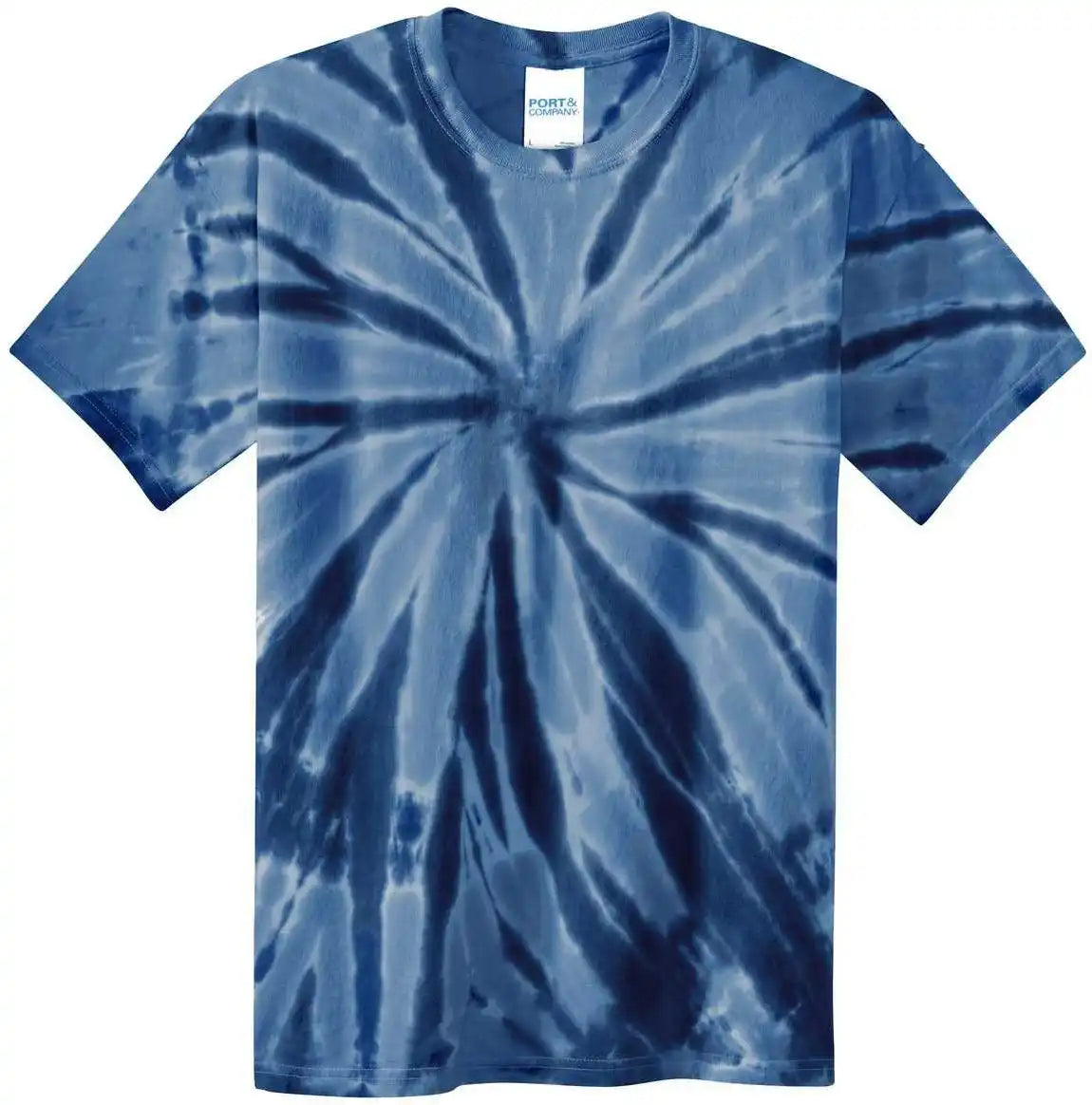 Port & Company Pc147y Youth Tie-dye Tee - Navy