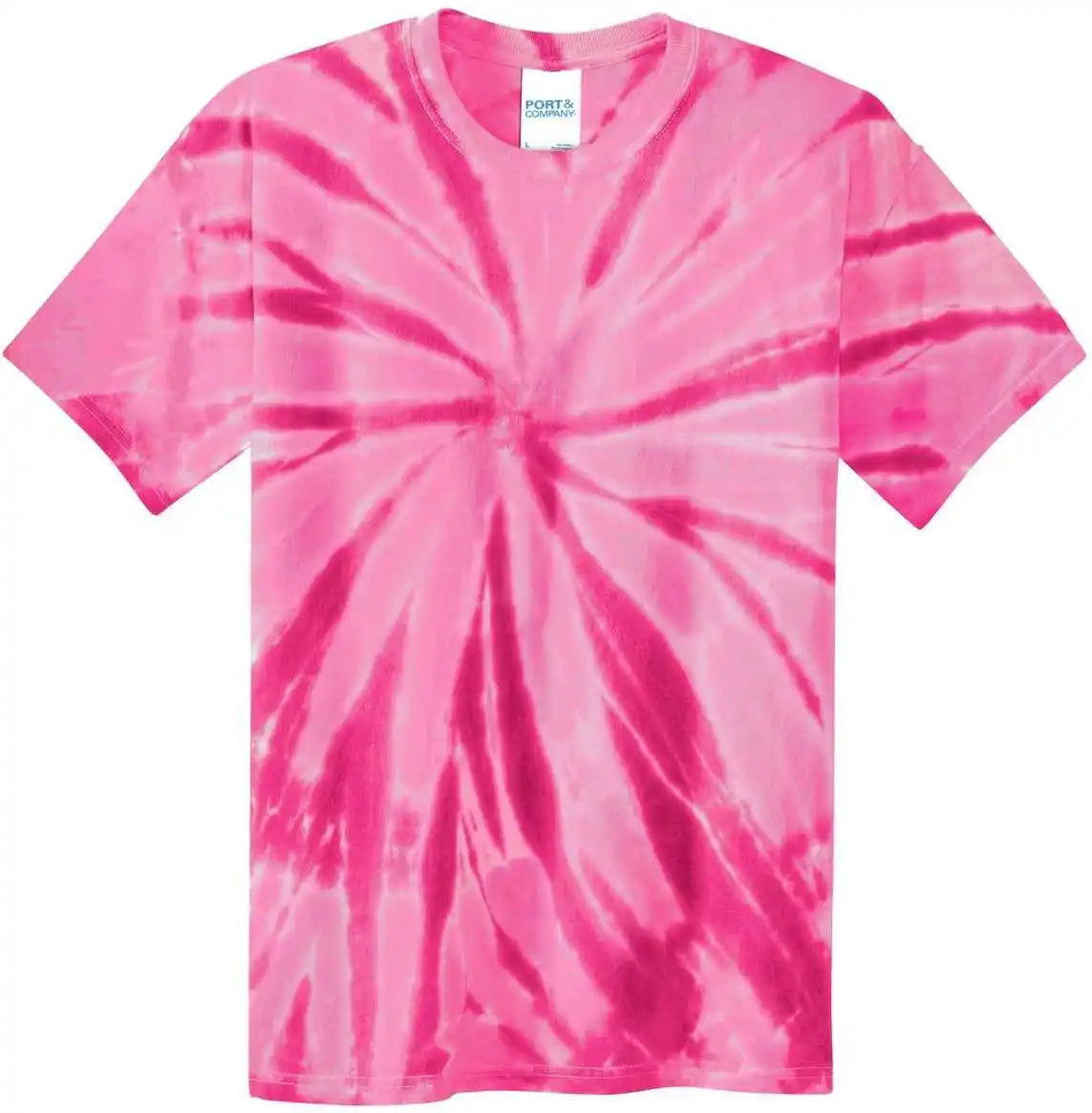 Port & Company Pc147y Youth Tie-dye Tee - Pink