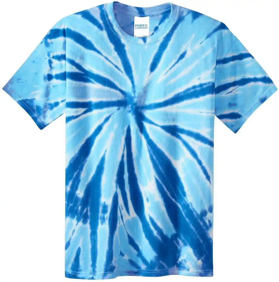 Port &amp; Company Pc147y Youth Tie Dye Tee Royal
