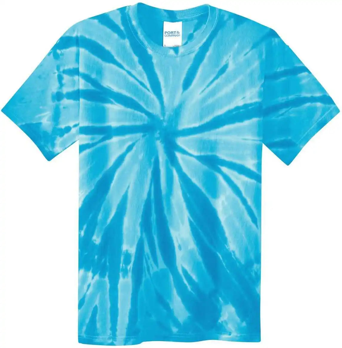 Port &amp; Company Pc147y Youth Tie Dye Tee Turquoise
